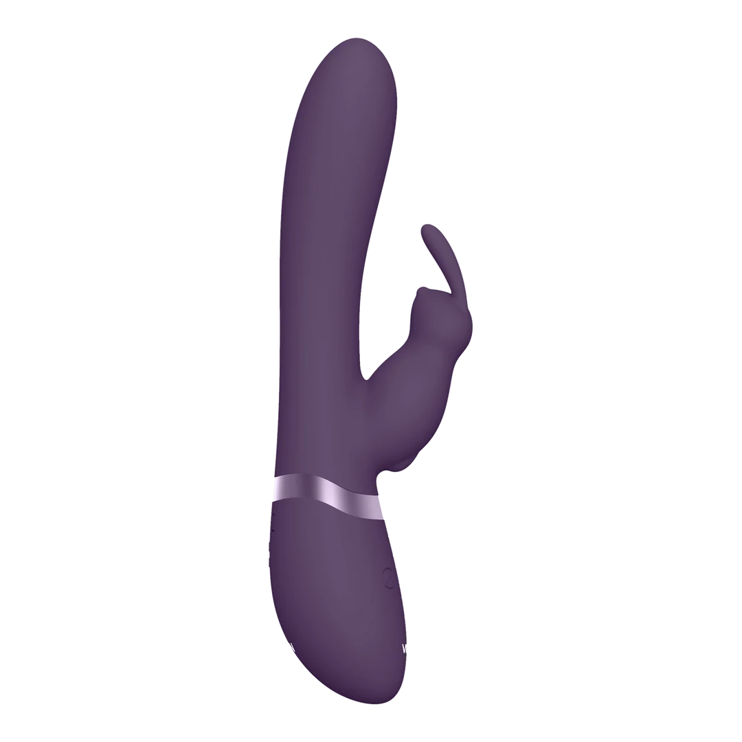 Vibratore rabbit, punto G gonfiabile e 10 modalità, VIVE nero VIVE by Shots - immagine 4