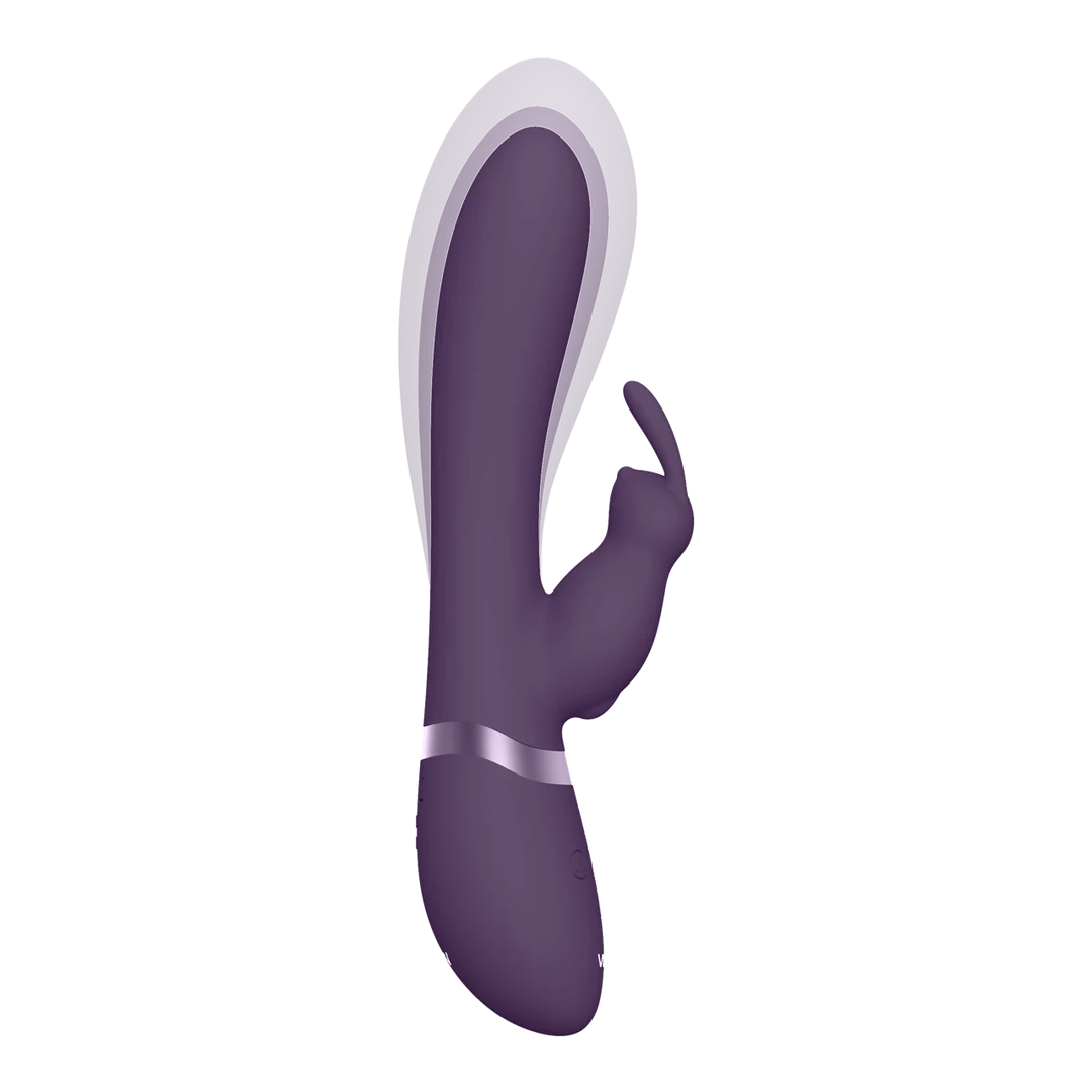 Vibratore rabbit, punto G gonfiabile e 10 modalità, VIVE nero VIVE by Shots - immagine 7