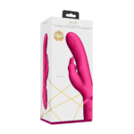 Vibratore rabbit con onde a impulsi duali e pulsante per l’orgasmo – VIVE by Shots, rosa VIVE by Shots - immagine 6