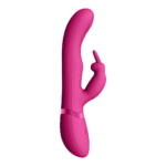 Vibratore rabbit con onde a impulsi duali e pulsante per l’orgasmo – VIVE by Shots, rosa VIVE by Shots - immagine 9