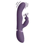 Vibratore rabbit con onde a impulsi duali e pulsante per l’orgasmo – VIVE by Shots, rosa VIVE by Shots - immagine 13
