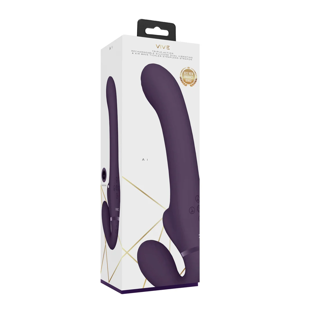 Vibratore strapless – 10 modalità e stimolazione a onde d’aria – VIVE VIVE by Shots VIVE by Shots - immagine 8