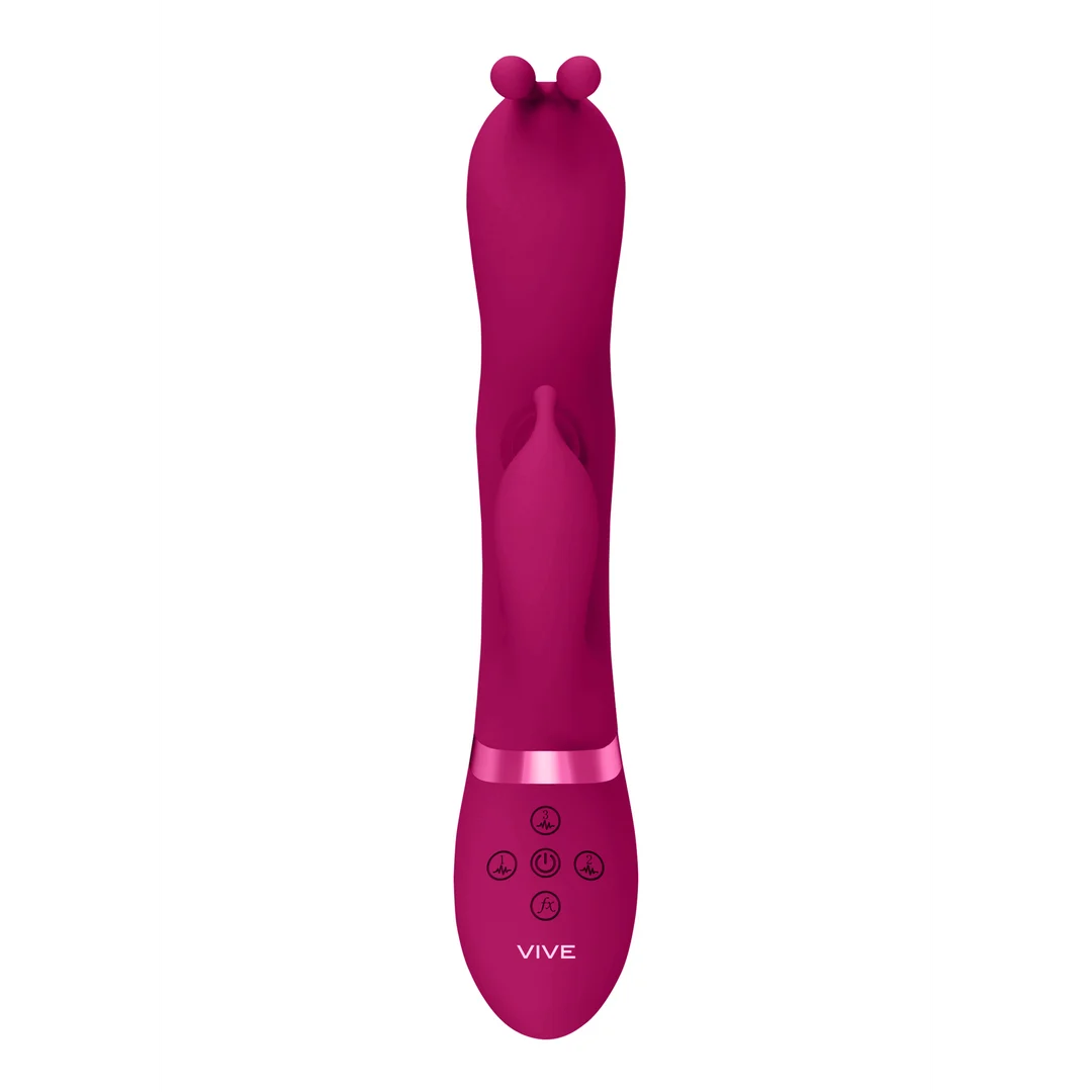 Vibratore rabbit con 3 motori e asta Pulse Wave – VIVE VIVE by Shots - immagine 3