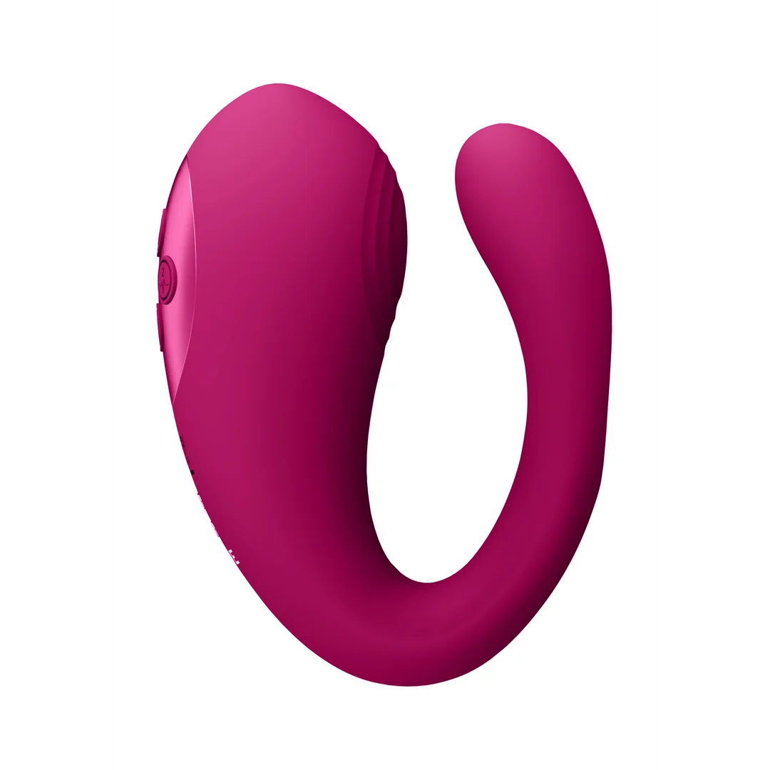 Vibratore doppio con funzione pulsante per il clitoride – Tester VIVE by Shots - immagine 2