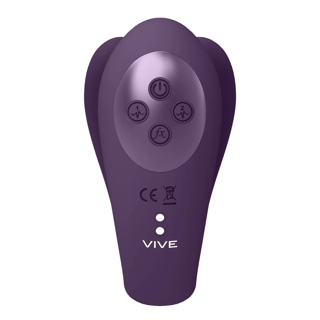 Vibratore doppio con funzione pulsante per il clitoride – Tester VIVE by Shots - immagine 8