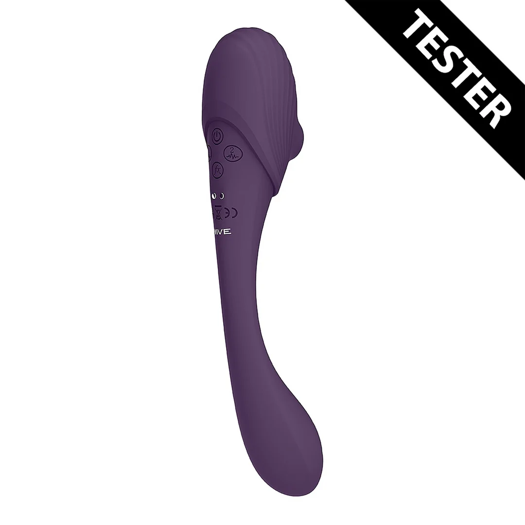 VIVE050PURTEST_1_1 Vibratore doppio dal design flessibile – Tester VIVE by Shots - immagine 1