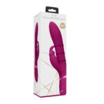 Vibratore rabbit con anelli a movimento verticale, viola VIVE by Shots - immagine 2