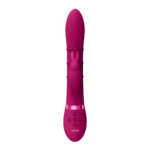 Vibratore rabbit con anelli a movimento verticale, viola VIVE by Shots - immagine 5