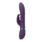 Vibratore rabbit con anelli a movimento verticale, viola VIVE by Shots - immagine 9