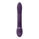 Vibratore rabbit con anelli a movimento verticale, viola VIVE by Shots - immagine 10