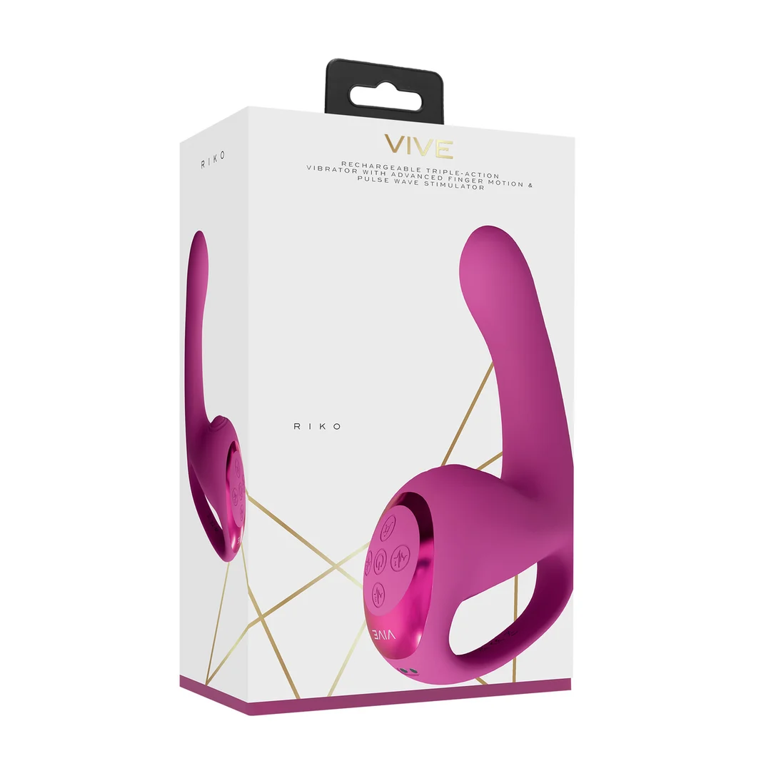 Vibratore per il punto G con 3 motori – Triple Motor Thumper VIVE by Shots - immagine 1