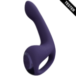 Vibratore rabbit con tre motori, funzione come vieni qui e Pulse Wave, viola, VIVE by Shots - immagine 6