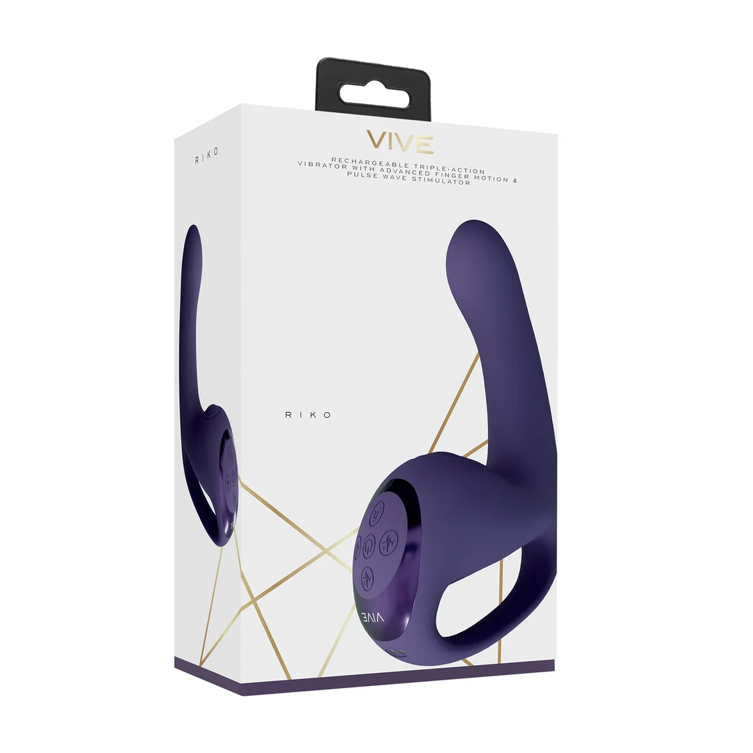 Vibratore per il punto G con 3 motori – Triple Motor Thumper VIVE by Shots - immagine 7