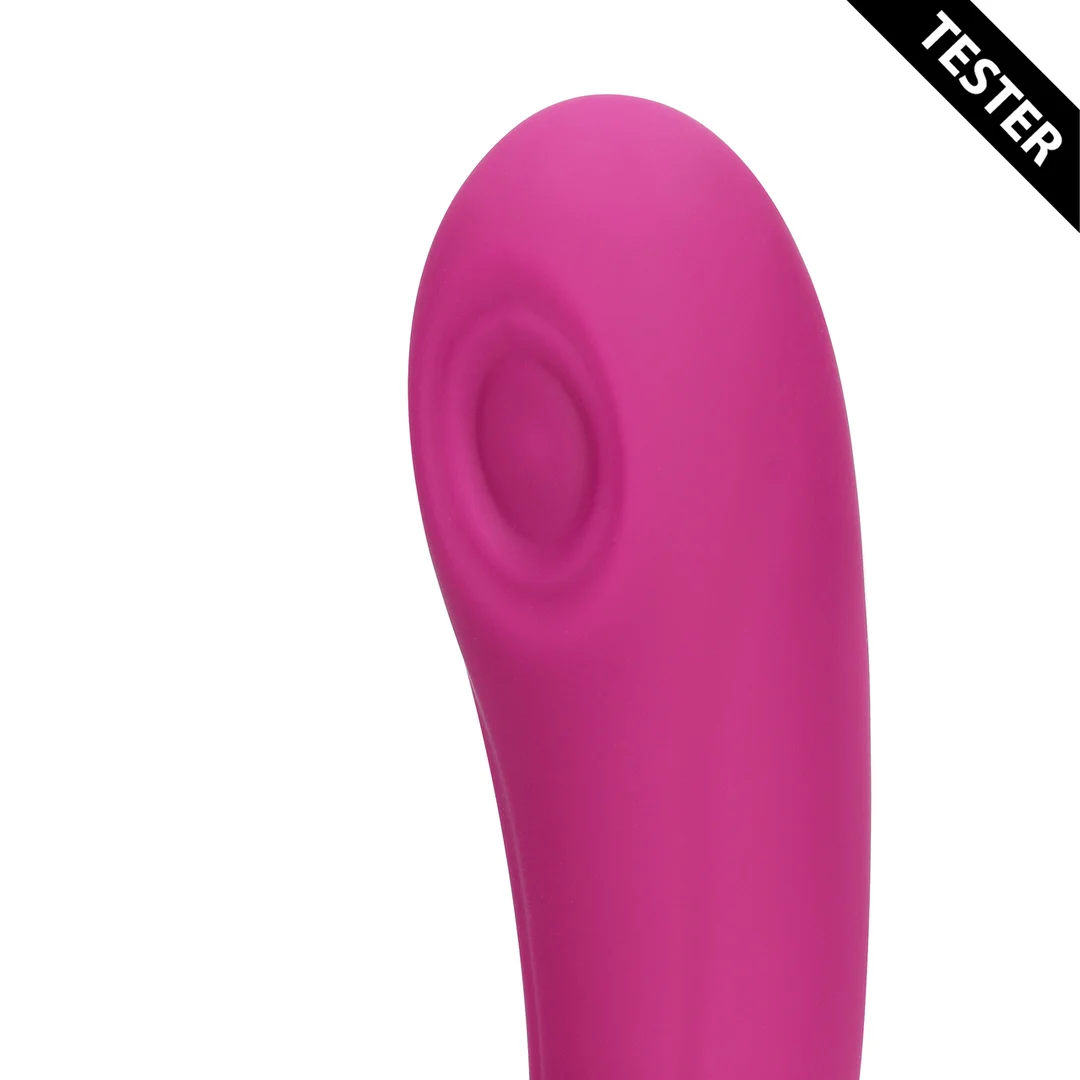 Vibratore per il punto G con tre motori, pulse wave e spazzole vibranti, VIVE by Shots, rosa - immagine 4