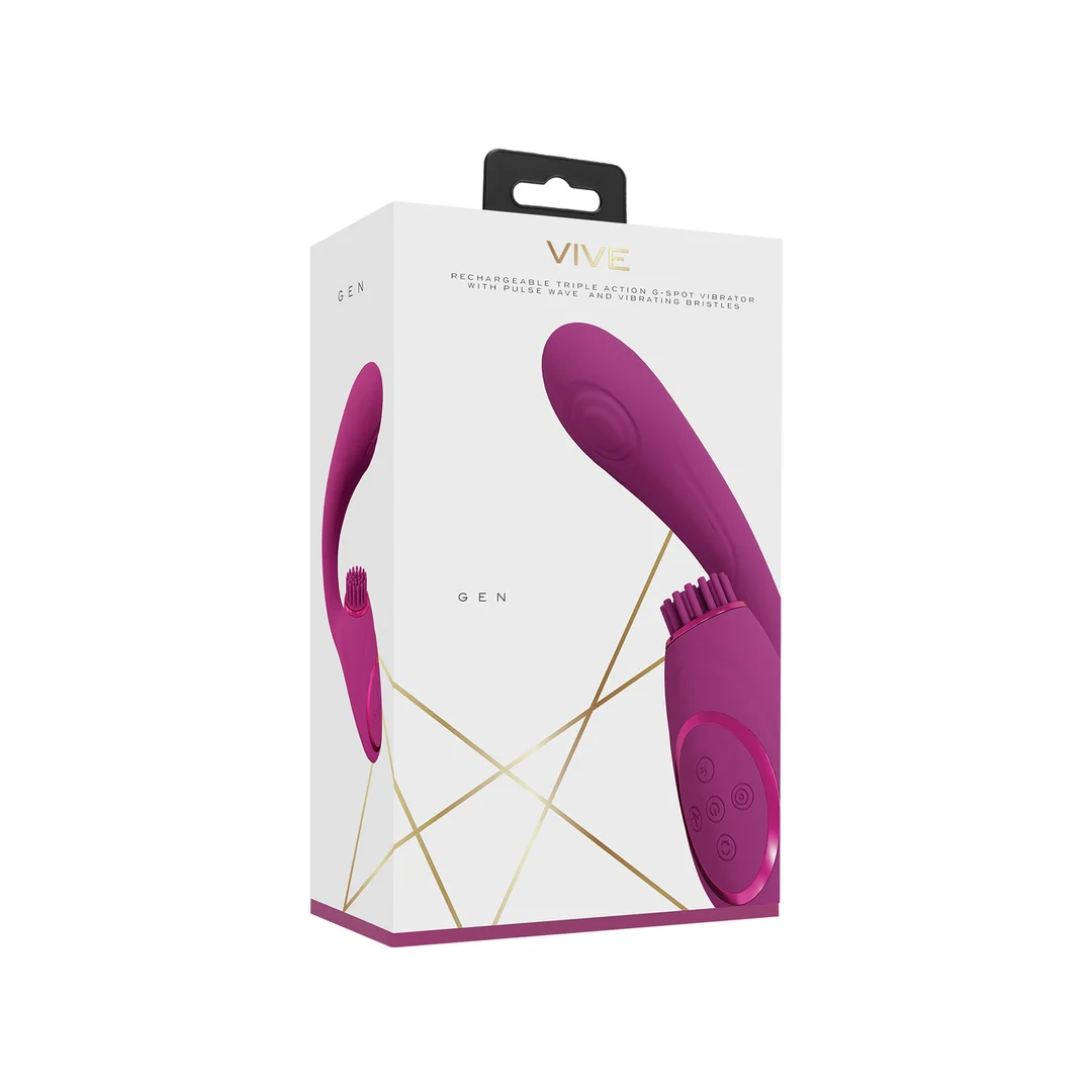 VIVE061PNK_1 Vibratore per il punto G con tre motori – Gen VIVE by Shots - immagine 1